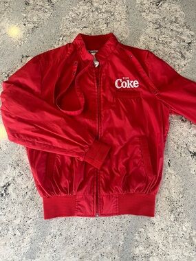 Vintage 80s “Enjoy Coke” Zip-up Jacket